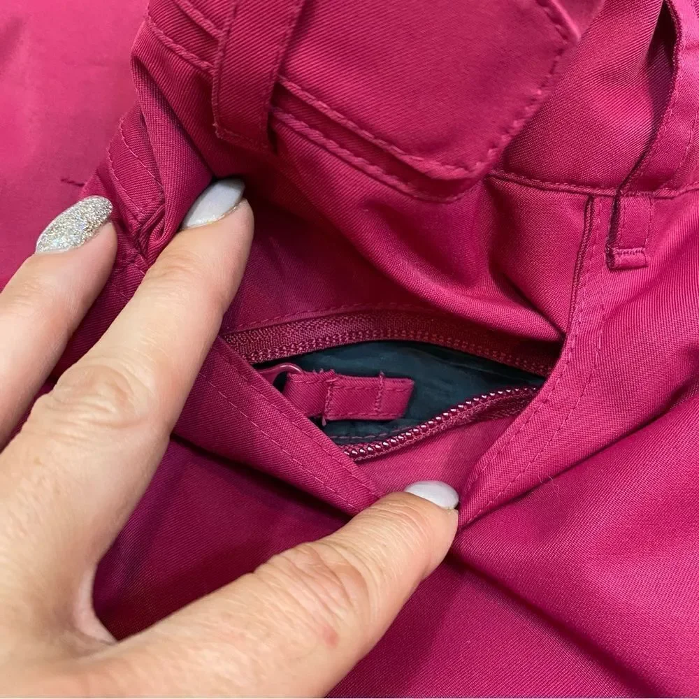 Roxy Girls Backyard Snow Pants‎ Fuchsia Pink Size Large